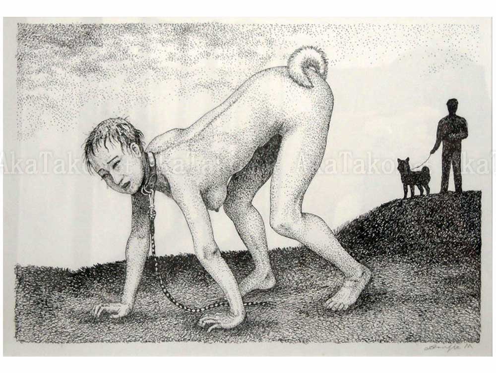 Asaji Muroi Walking original drawing