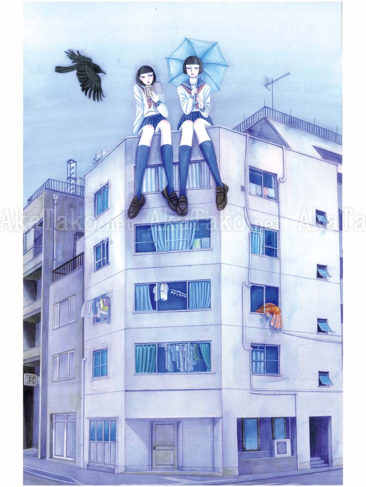 Chika Yamada Blue Explosion and Mediocre Everyday Painting