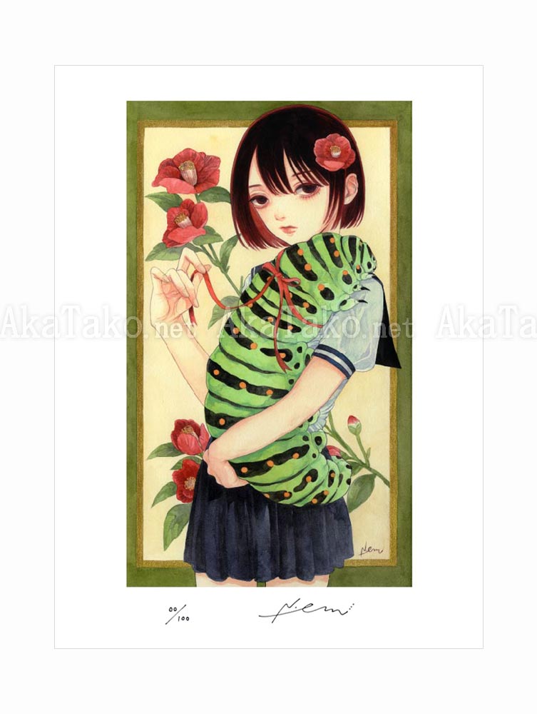 Em Nishizuka Giclee Print Red Landmark