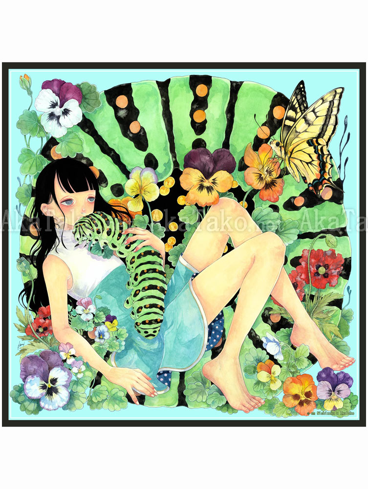 Em Nishizuka Licensed Silk Scarf