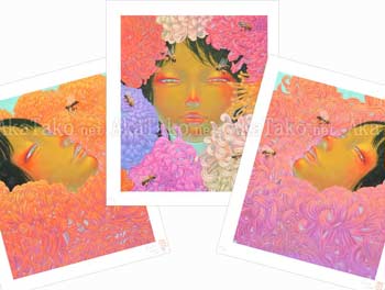 Fuco Ueda Flower of Memory print set