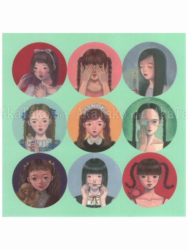 Kana Miyamoto Sticker Sheet 2