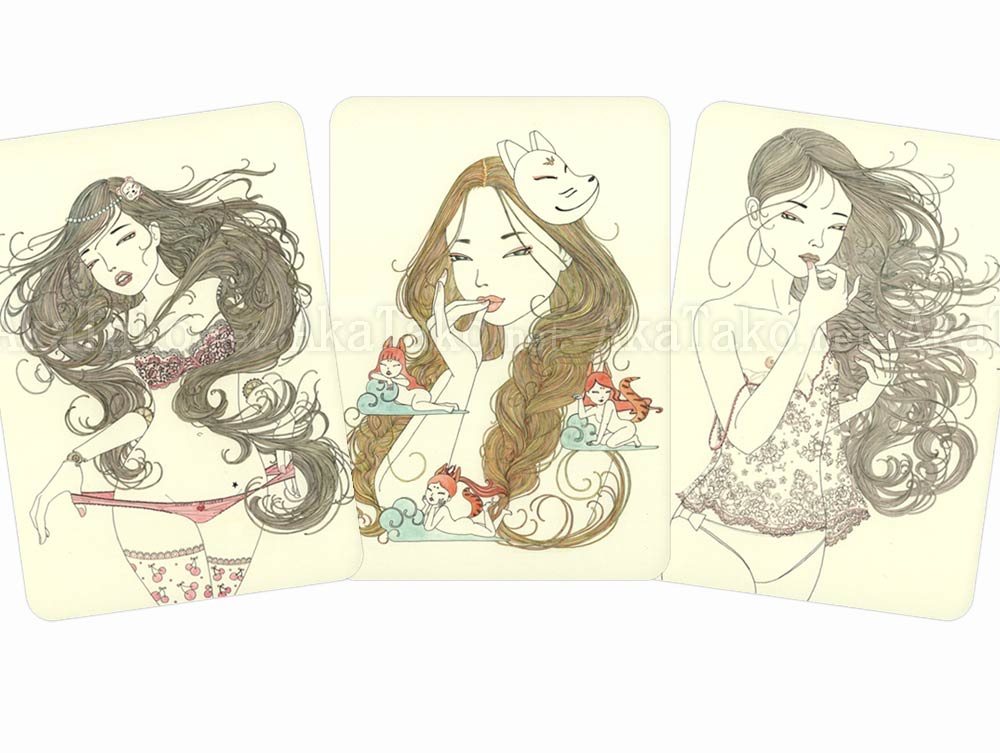 Makiko Sugawa Postcard Set Large