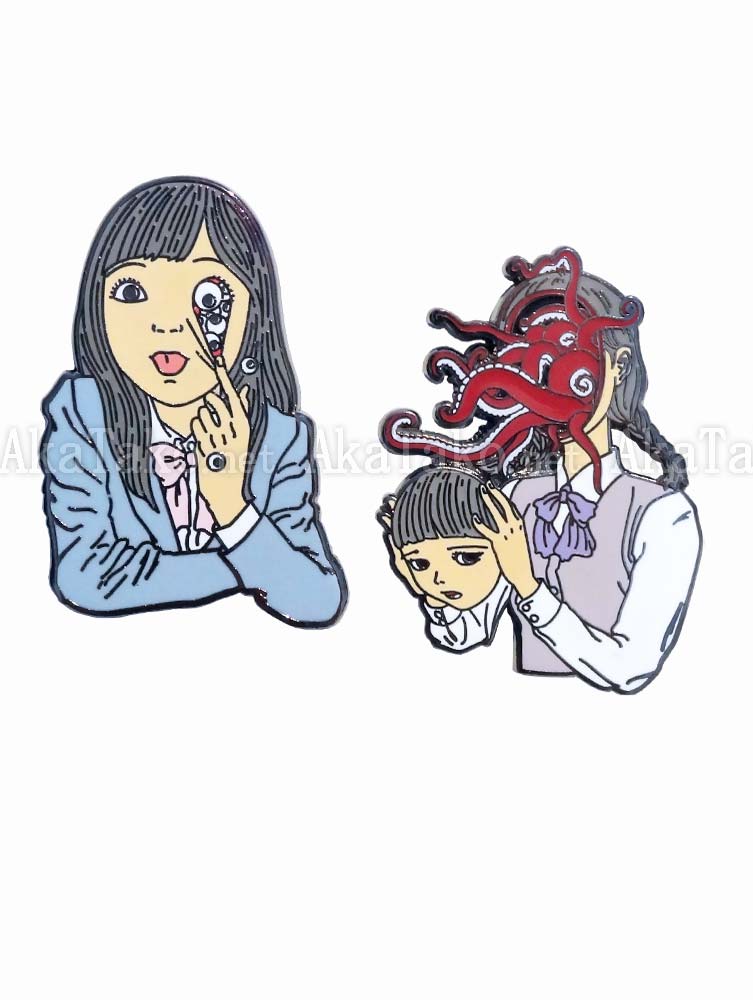 Shintaro Kago Enamel Pin Eyes / Octopus