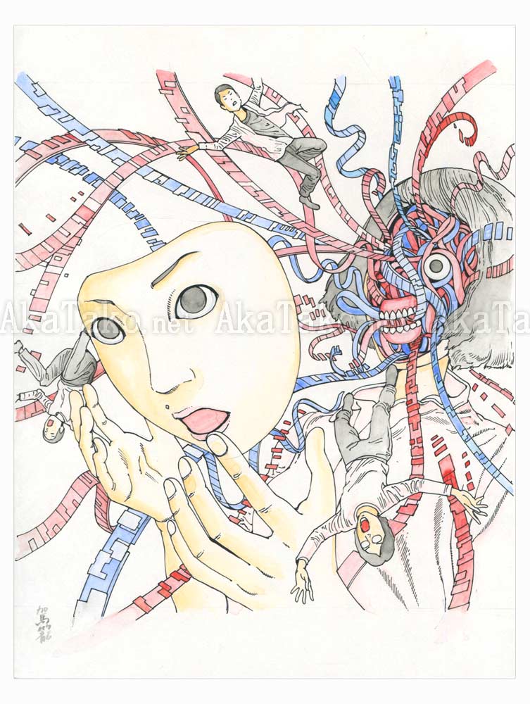 Shintaro Kago Funny Girl 111 original painting