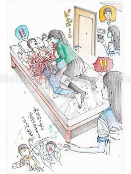 Shintaro Kago Funny Girl 61 original painting