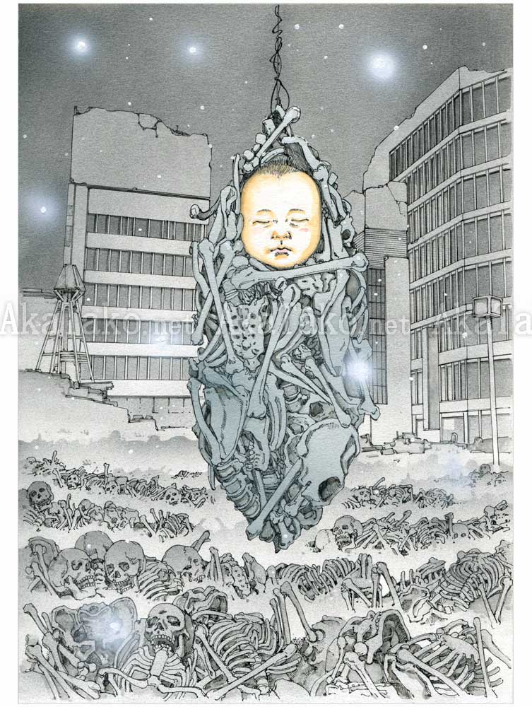 Shintaro Kago Original Painting Spring