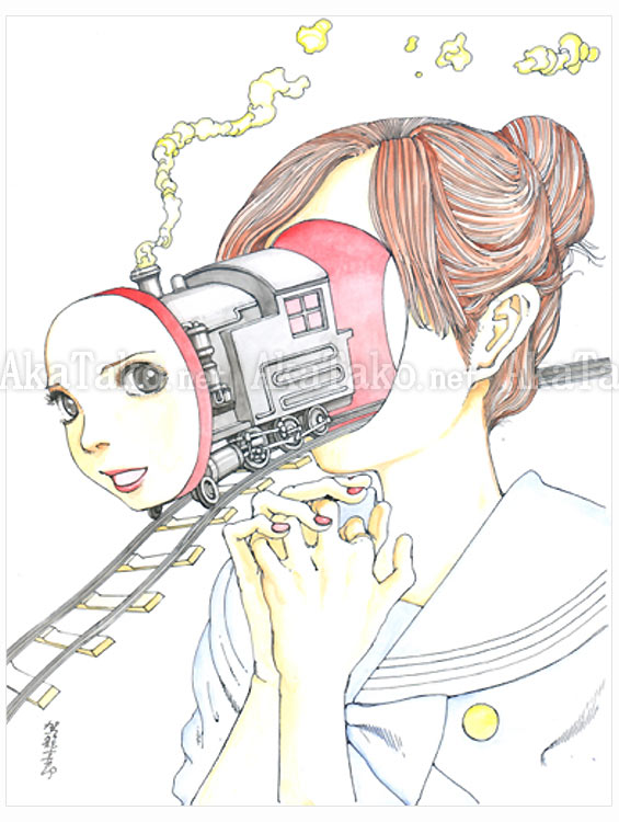 Shintaro Kago Railroad original painting