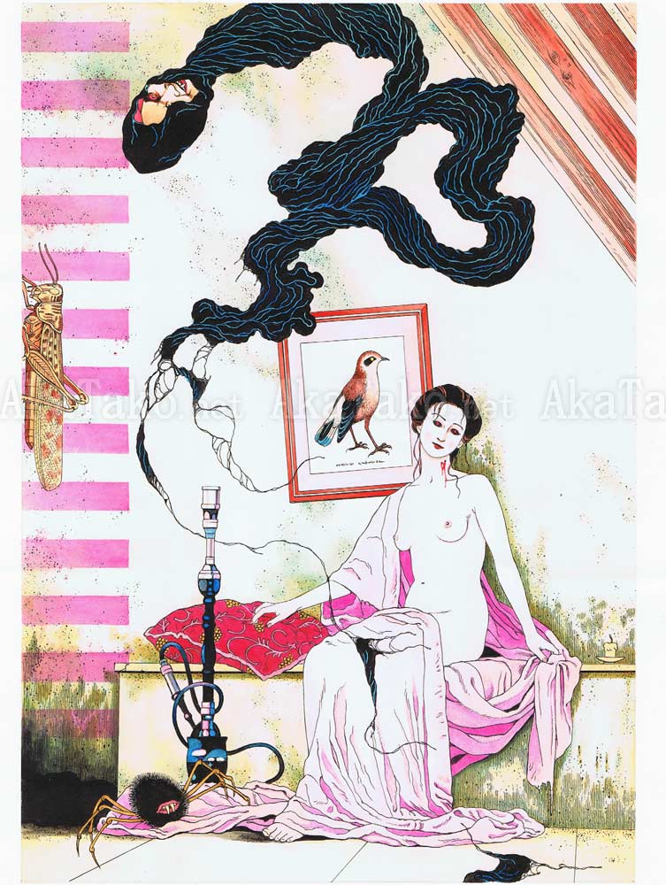 Suehiro Maruo original painting Vampire II