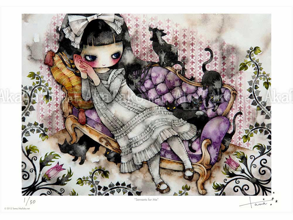 Tama Servants for Me Poster SIGNED