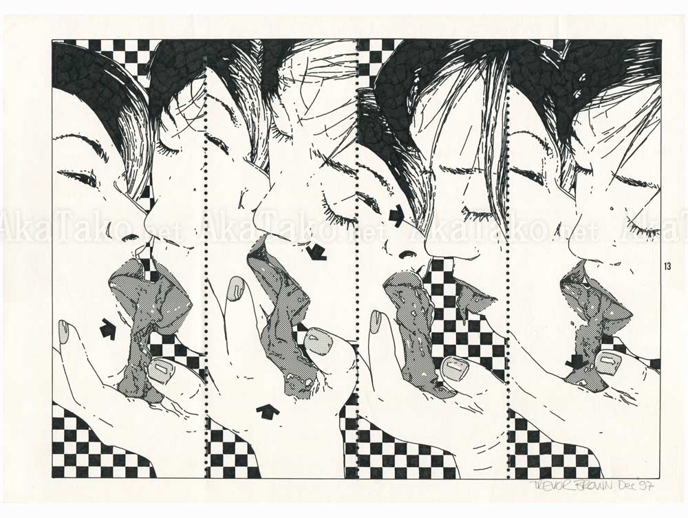 Trevor Brown Black and White original 13