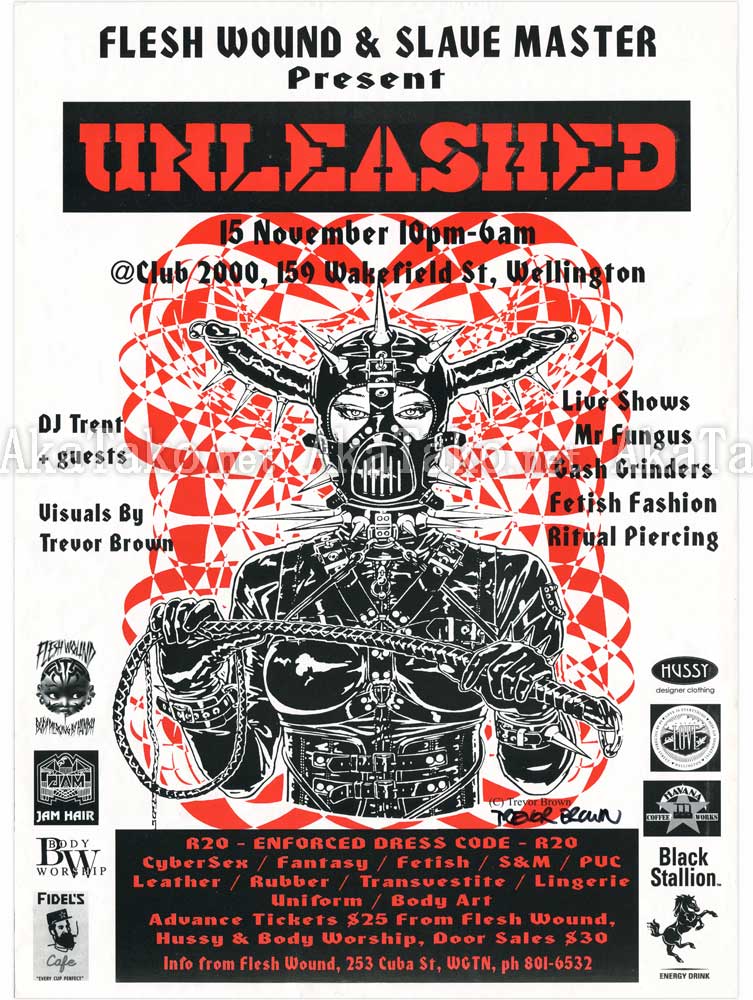 Trevor Brown Dom Bitch poster SIGNED