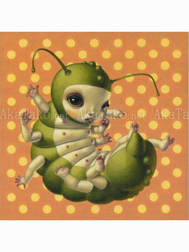 Trevor Brown Lora Larva original painting Trevor Brown Lora Larva original painting