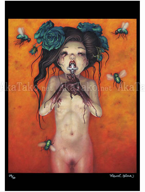 Trevor Brown Pandora poster Child of Satan, Child of God