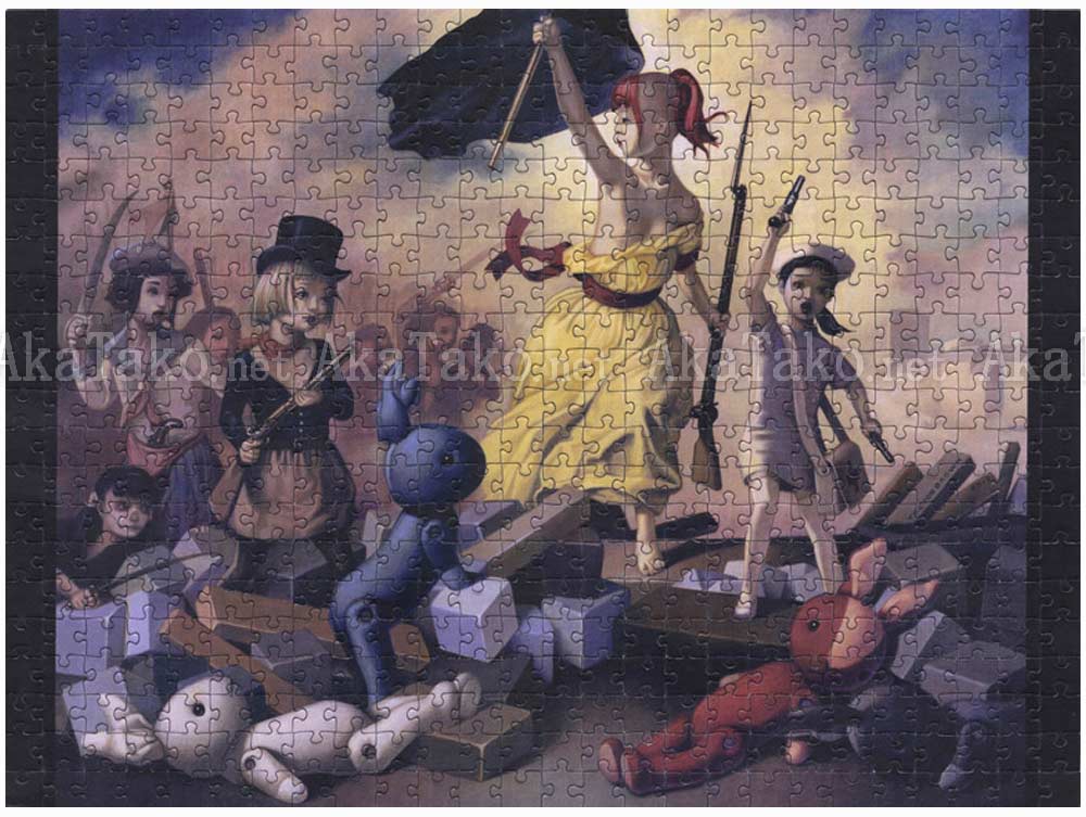 Trevor Brown Girls War Revolution puzzle SIGNED