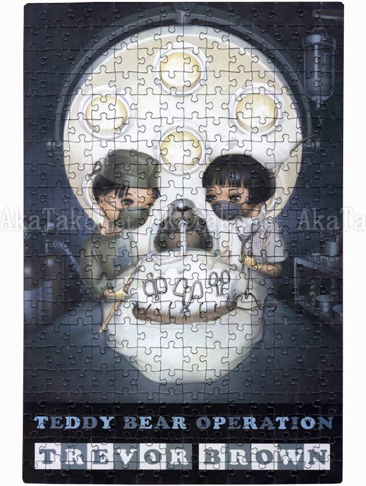 Trevor Brown Teddy Bear Operation puzzle SIGNED
