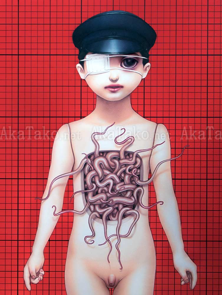 Trevor Brown Worm Boy painting