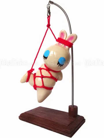 Suspended Bunny Kinbaku Doll front