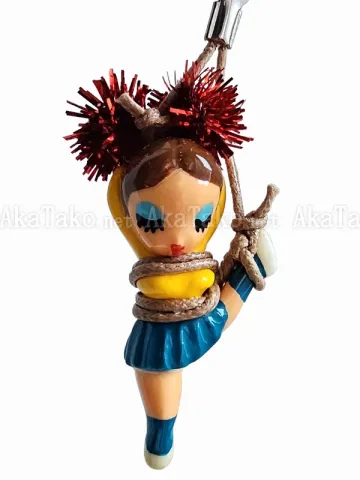 Cheerleader One Leg Up Kinbaku Charm front