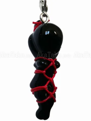 Black Latex Lady Karada Kinbaku Charm front