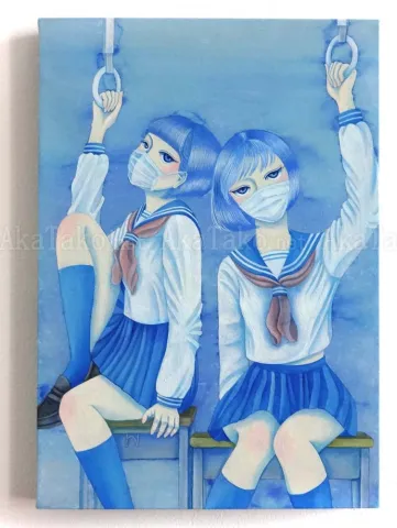 Chika Yamada Mini Original Painting Health