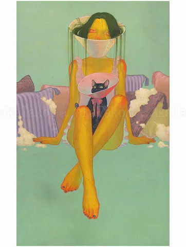 Fuco Ueda Original Painting Twinsies