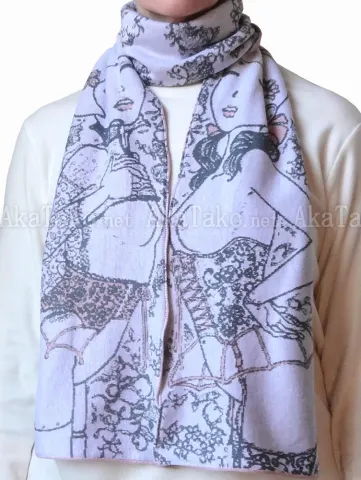 Makiko Sugawa Cotton Scarf