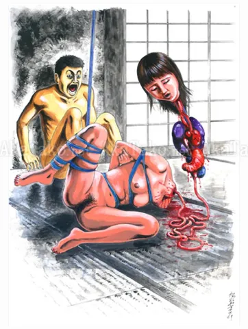 Shintaro Kago Nukekubi Girl Awakening original