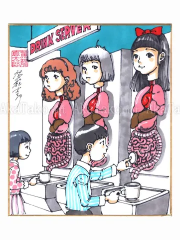 Shintaro Kago Copic Marker Original Drawing 52