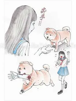 Shintaro Kago Funny Girl 59 original painting