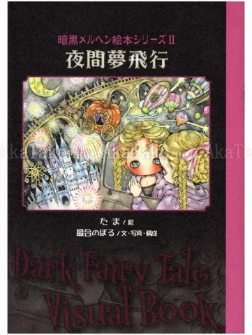 Tama and Noboru Moai Nighttime Dream Flight Dark Fairy Tale SIGNED - front cover