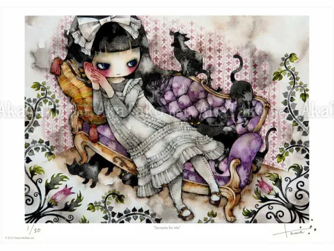 Tama Servants for Me poster SIGNED