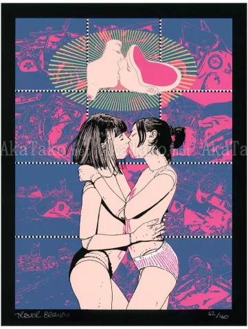 Trevor Brown Crash Babies print SIGNED