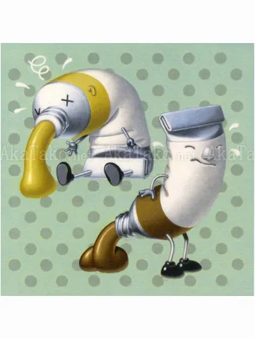 Trevor Brown Snot n Shit original painting