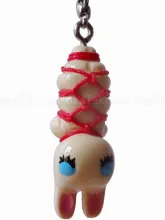 Upside Down Bunny Kinbaku Charm front