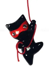 Rope Master Cat Kinbaku Charm front