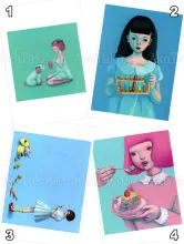 Kana Miyamoto Postcard Group 5