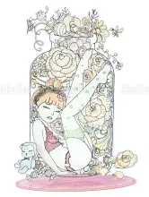 Makiko Sugawa Acrylic Art Stand - front