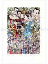 Shintaro Kago print Bride in Front of the Station