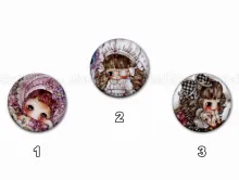 Tama pin SM Fallen Princess Group - Melty Lolita, Misfortune, OR Seeing