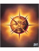 Trevor Brown Spikey Sun poster SIGNED