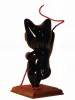 Rope Master Cat Smiling Kinbaku Doll back