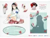 Em Nishizuka Acrylic Art Stand - flat sheet