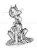 Hajime Sorayama Hachiko Sticker