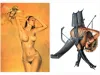 Hajime Sorayama Postcard Set 001 - cards 3 and 4