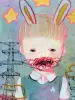 Hikari Shimoda Power Line & Rabbit poster detail