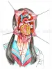 Shintaro Kago Funny Girl 121 original painting