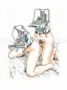 Shintaro Kago Erotic Original Painting 10