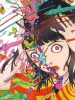 Shintaro Kago Silk Scarf - close up details