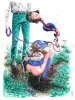 Shintaro Kago Nukekubi Girl Walking original